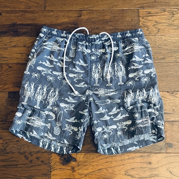 Tommy Bahama Paradise Nation premium lined swim trunks pockets 6" inseam M blue - Picture 2 of 14